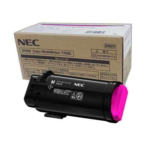 NEC トナーカートリッジ マゼンタ PR-L7700C-12 1個 18,825円