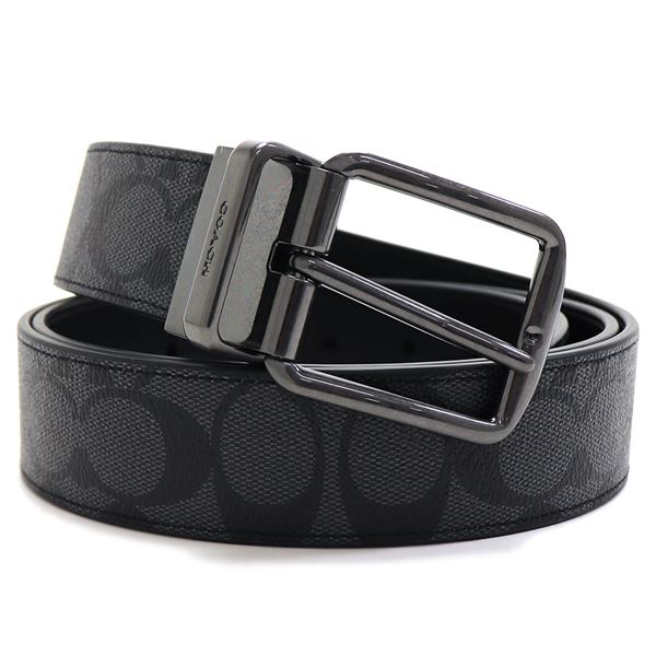 ベルト メンズ Belt リバーシブル仕様 チャコールブラック CQ022 CQ/BK ギフトラッピング無料