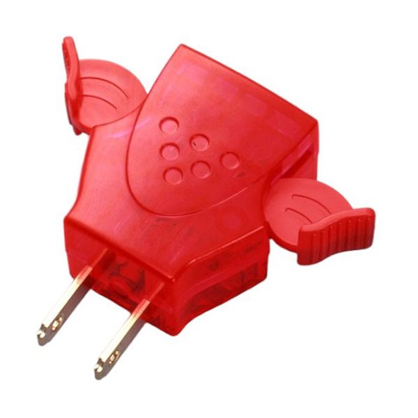 [5セット] スマイルキッズ らくらくプラグII レッド／レッド ARR-20RRX5