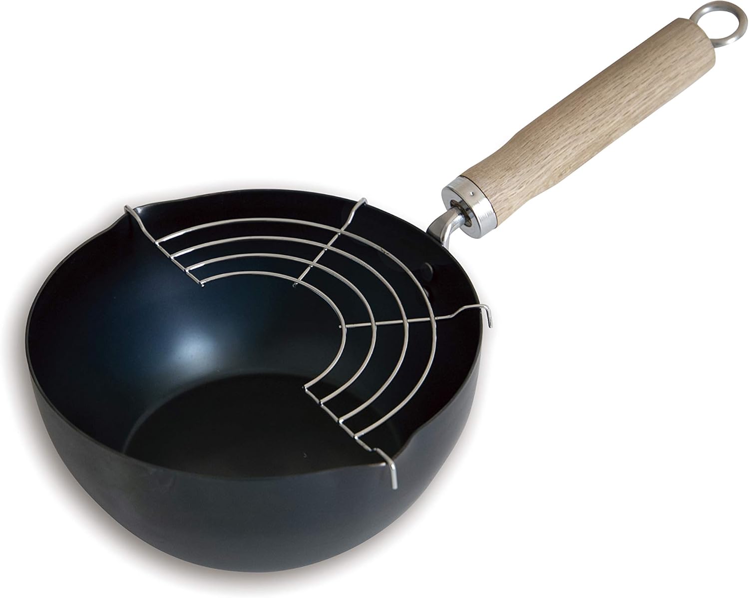 京都活具 Kyoto Katsugu 中華鍋 深型炒め鍋 20cm 網付 日本製