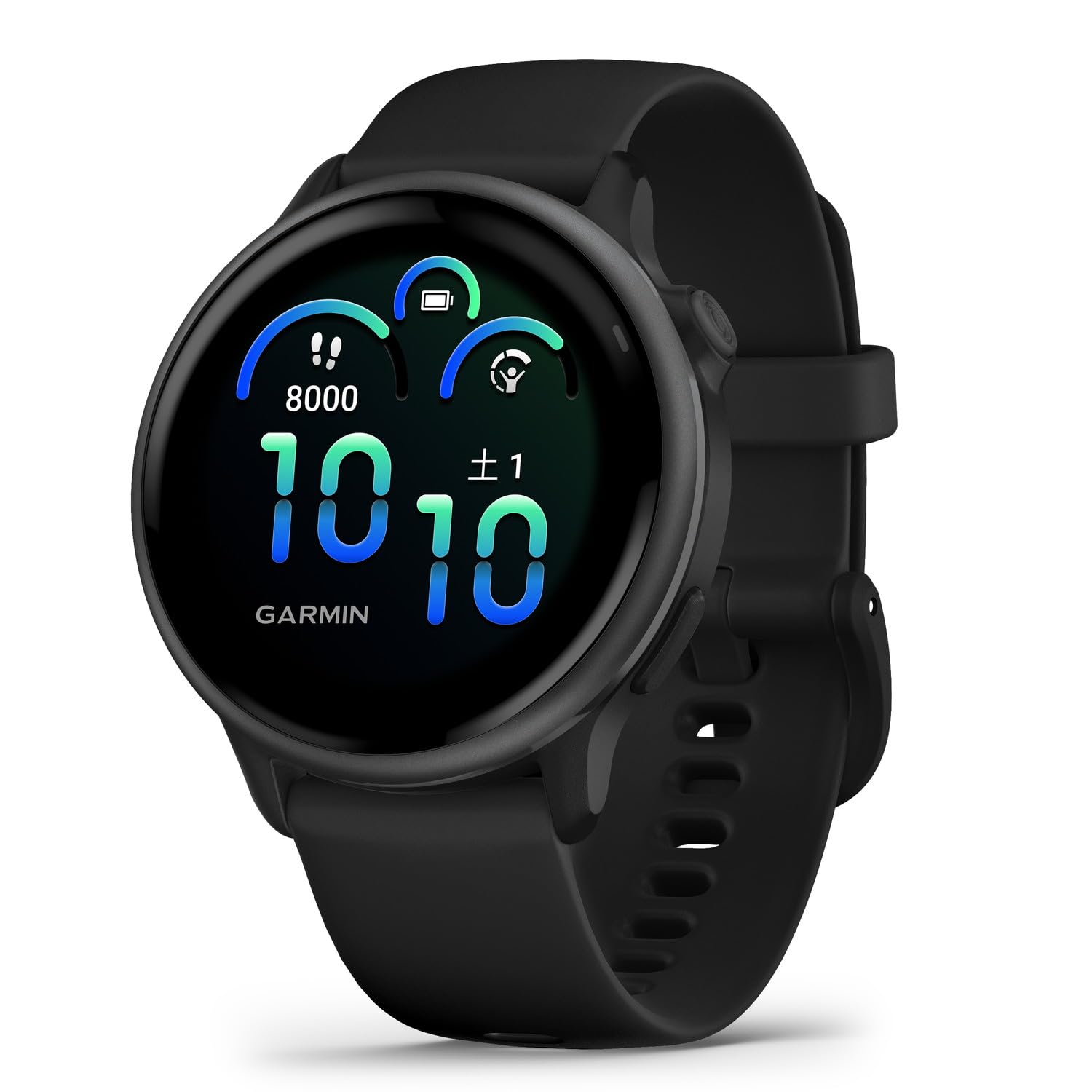 GARMIN(ガーミン) vivoactive 6 Black/SlateフィットネスGPSウォッチ AMOLEDディスプレイ 36gの軽量設計 睡眠管理/フィットネス年齢/お昼寝検出/Suica対応