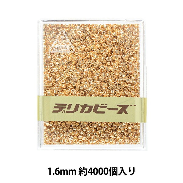 ビーズ 『デリカビーズ 11/0 DB34 20g うす金メッキ』 MIYUKI ミユキ