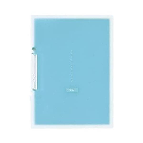 （まとめ）コクヨ イージークリップファイル（コロレー）PP表紙 A4タテ 20枚収容 ブルー F-VFH100B 1セット（5冊）(×10セット)
