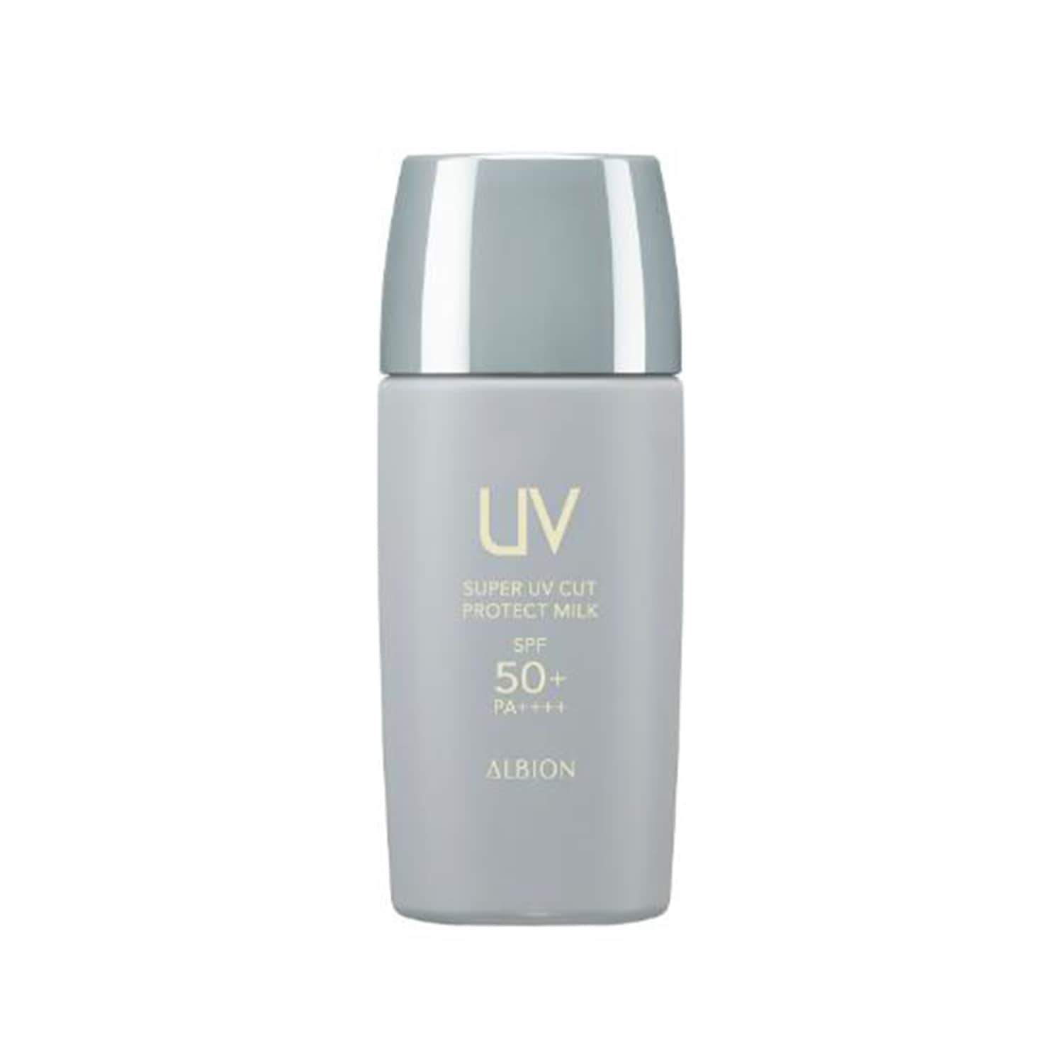 国内正規品　スーパー UV カット　プロテクト ミルク 40mlSPF50+ PA++++日やけ止め用乳液メイクアップベース