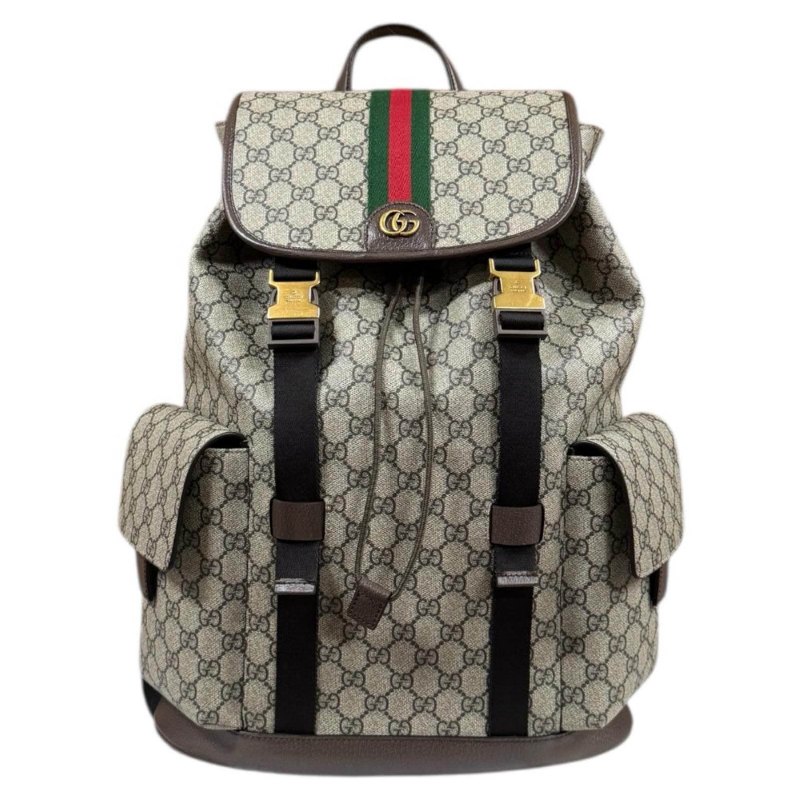 グッチ ラージバッグパック オフィディア リュック・デイパック GGスプリームキャンバス 839110 GUCCI 中古 美品