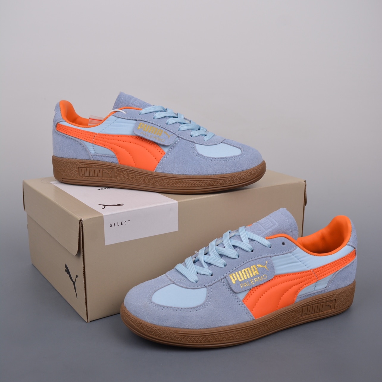 新品 プーマ Palermo OG ブルー スニーカー 男女兼用【並行輸入品】