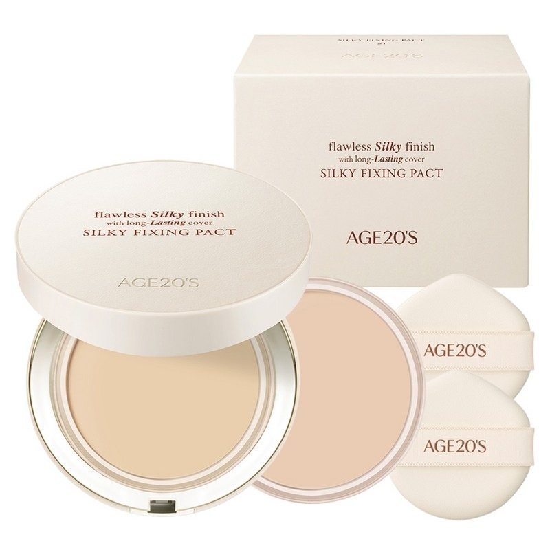 シルキーフィクシングファクトファンデーション14g+ リフィル14gセット 21号