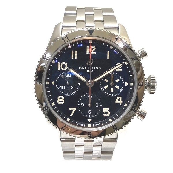 ブライトリング クラシック アヴィ A23380 自動巻 クロノグラフ 腕時計 メンズ 【中古】 236,550円