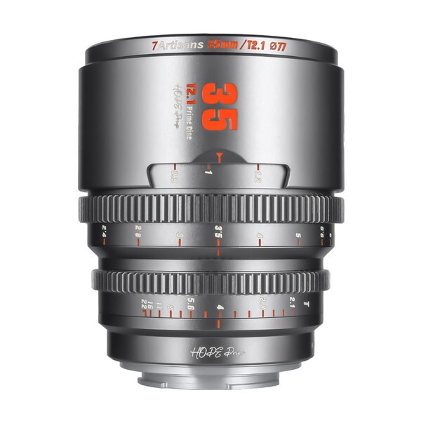 7A-HP35T21-X-T チタングレー HOPE Prime 単焦点レンズ (富士フイルムXマウント)