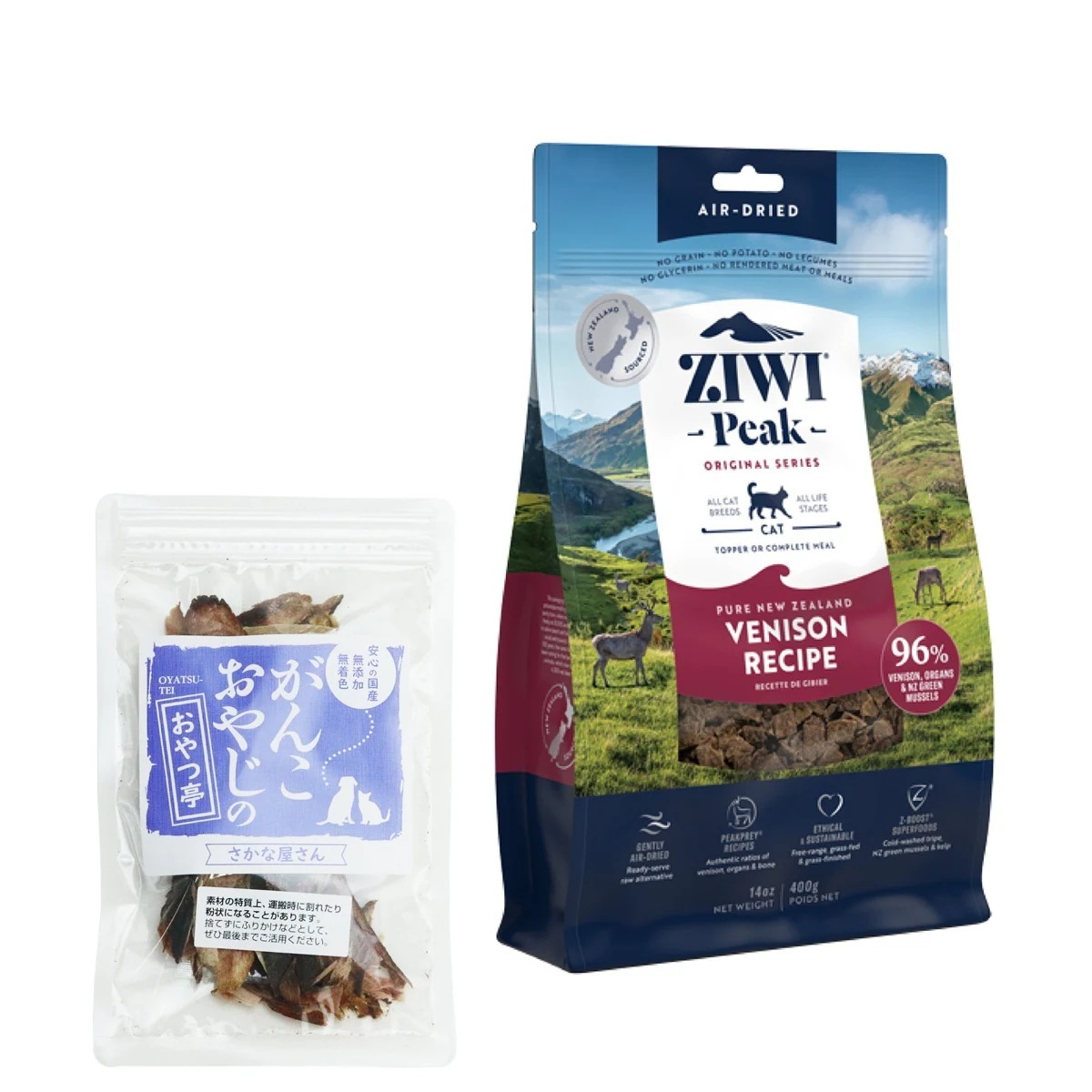 エアドライ キャットフード ベニソン 400g 【お試し国産お魚おやつ約20g付き】