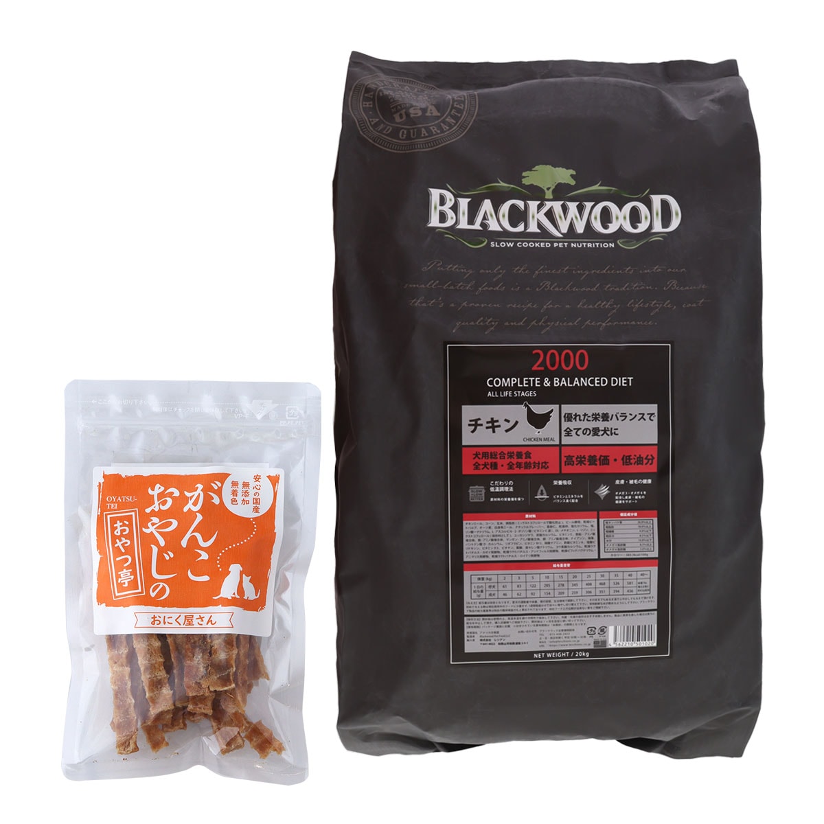 2000 チキン 20kg【国産たじま鶏ジャーキー40g付き】