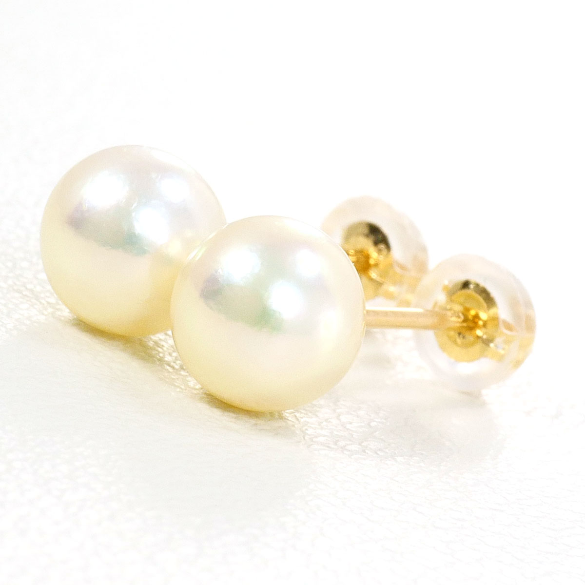 K18 18金 YG イエローゴールド ピアス パール（真珠） 総重量約1.2g 中古