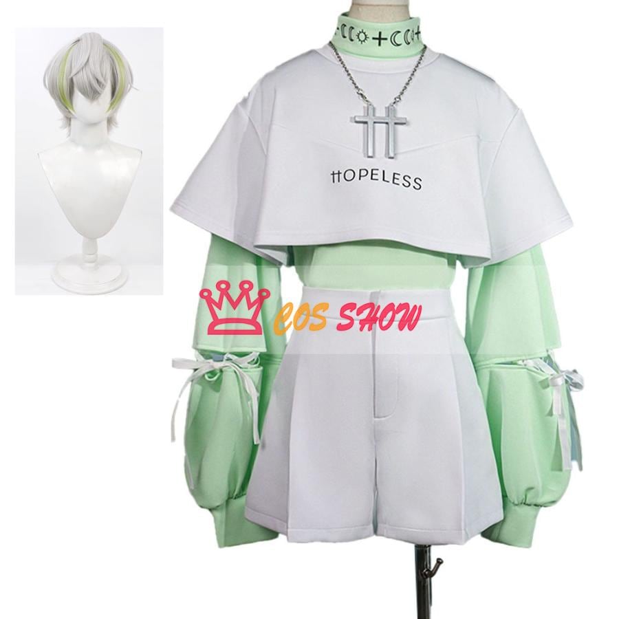 2025新品販売 18TRIP エイティーントリップ エイトリ 白光糖衣 コスプレ衣装 ウィッグ能 cosplay仮装 イベント クリスマス ハロウィン ステージ 文化祭 学園祭