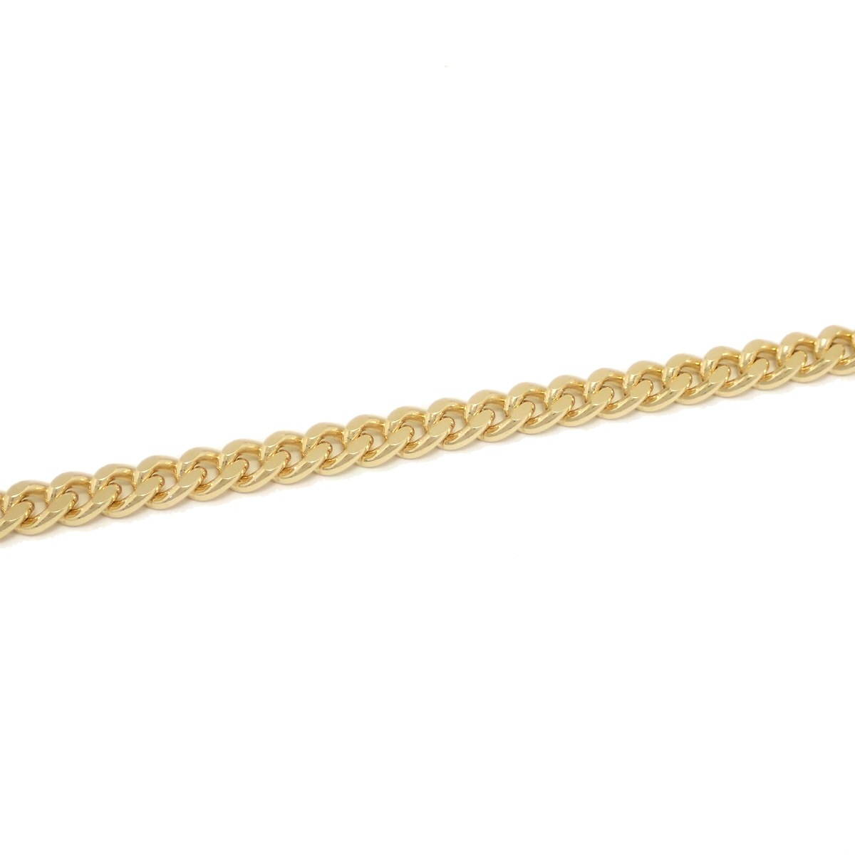 キヘイ ネックレス K18 18金 イエローゴールド 20.1g 40.0cm YG 2面S シングル 日本造幣局検定マーク入り 20g 前