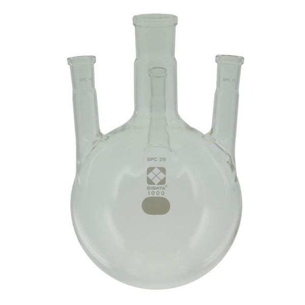 [柴田科学]SPC四口丸底フラスコ 1L