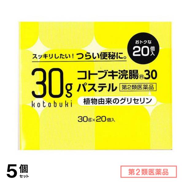 第２類医薬品 コトブキ浣腸30パステル 30g× 20個入 5個セット