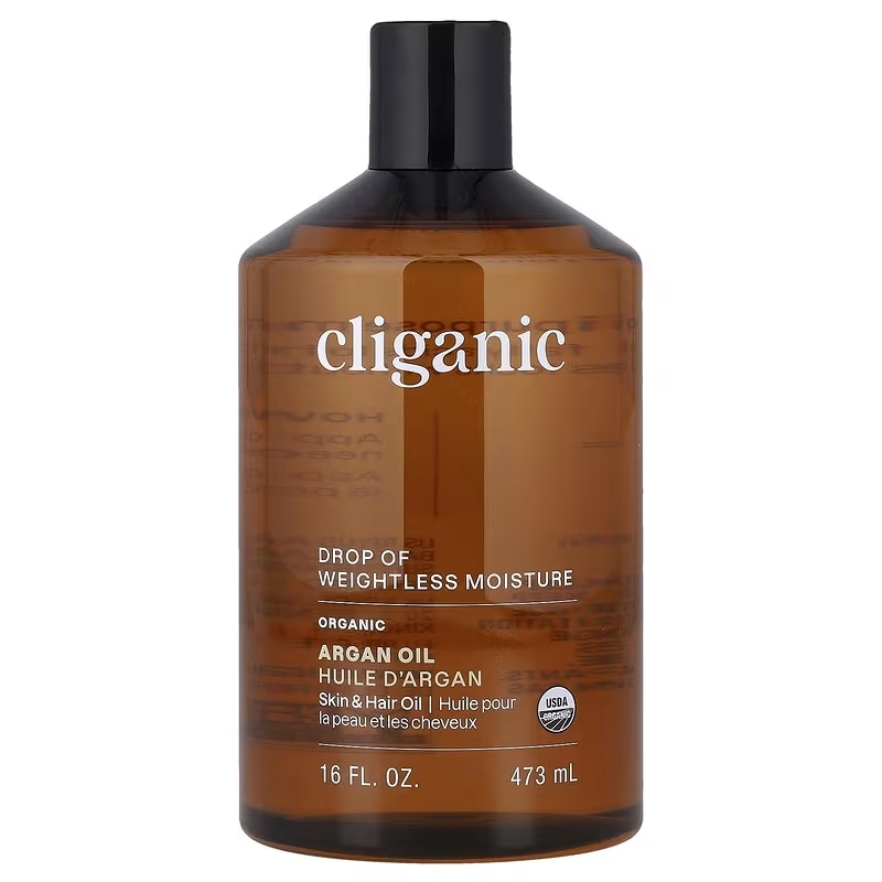 Cliganic Drop of Weightless Moisture（ドロップ オブ ウェイトレスモイスチャー） オーガニックアルガンオイル 473ml（16液量オンス）