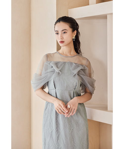 Qoo10 niana トランスペアレントヘムセットアッ 無地