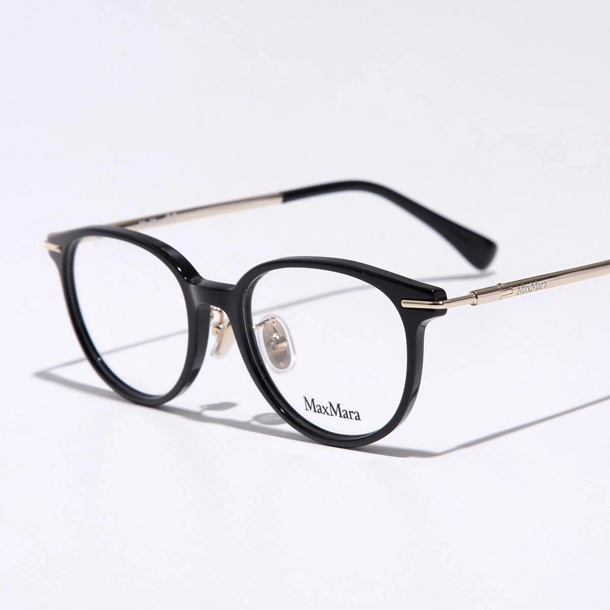 MAX MARA マックスマーラ メガネ MM5068-D レディース ウェリントン型 セルフレーム フルリム クリングスタイプ アジアンフィット【日本企画】 001
