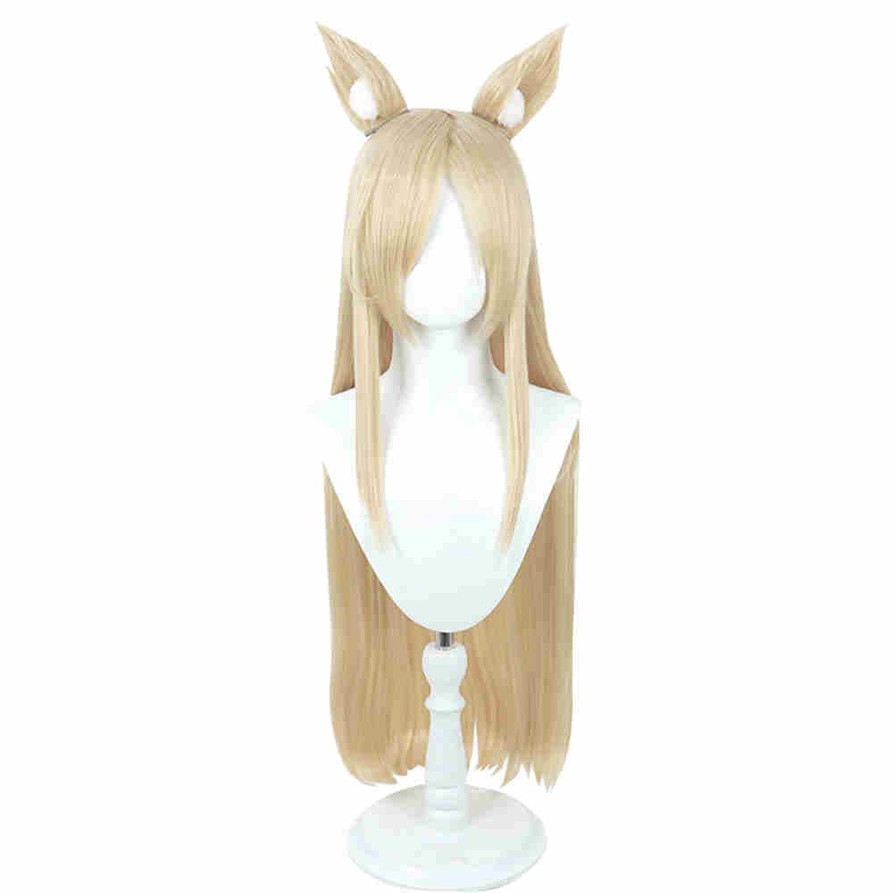 ブルーアーカイブ　尾刃カンナ　コスプレウィッグ