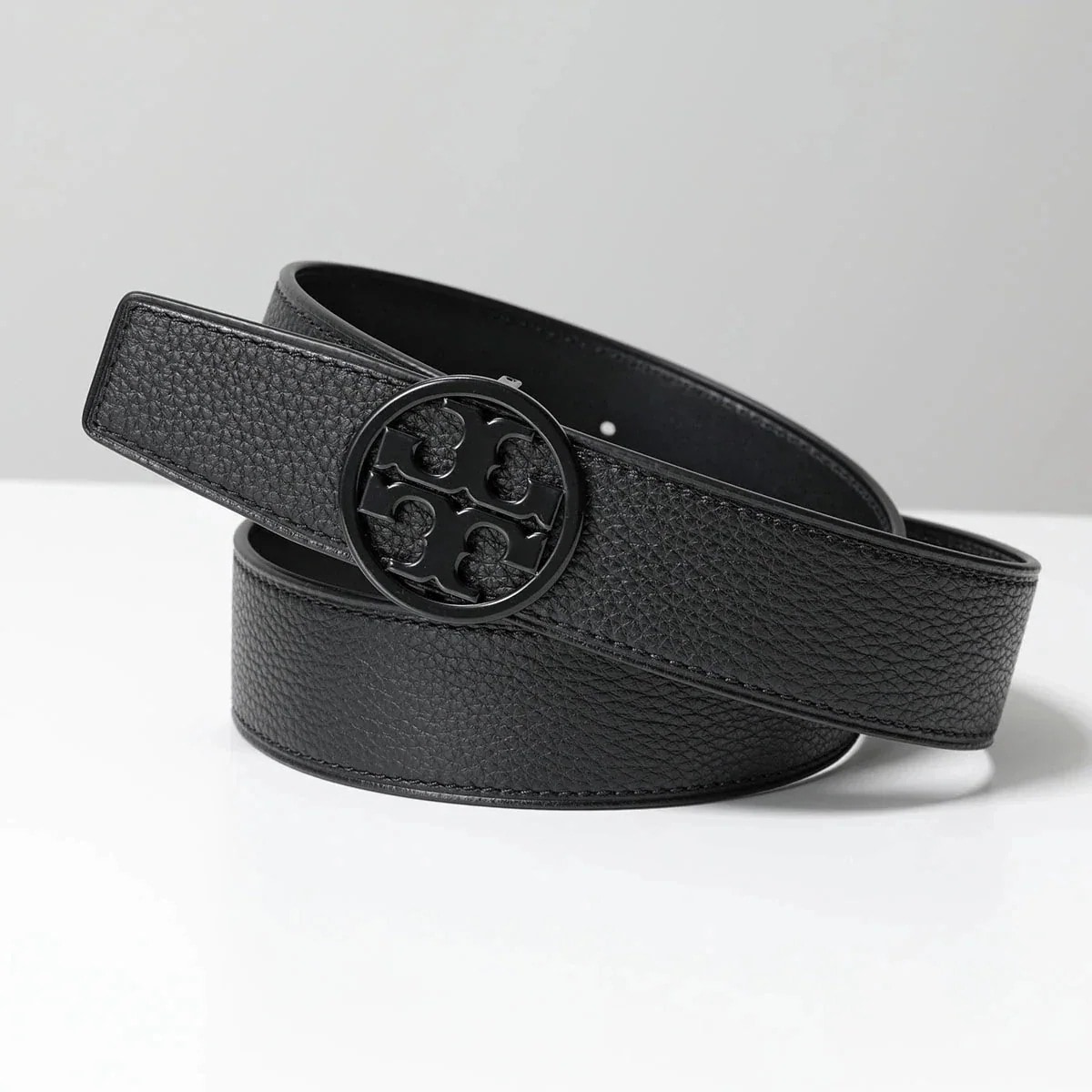 TORY BURCH トリーバーチ ベルト MILLER ミラー 161397 レディース リバーシブル レザー ダブルT 001/BLACK/BLACK/BL】