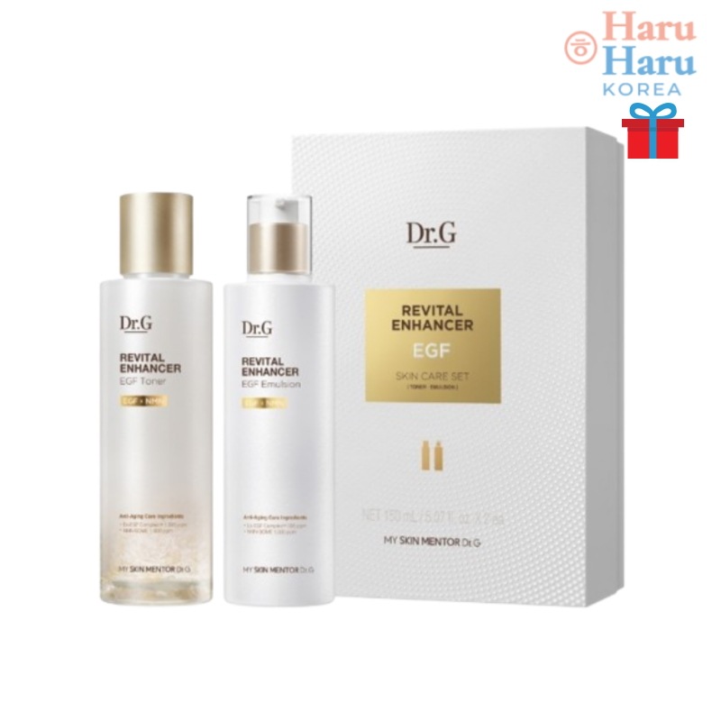 【NEW 基礎化粧品セット】リバイタル インハンサー EGF 基礎 2種セット/トナー150mL＋エマルジョン150mL 韓国コスメ ハリ 弾力 コラーゲン ペプチド NMN 保湿ローション