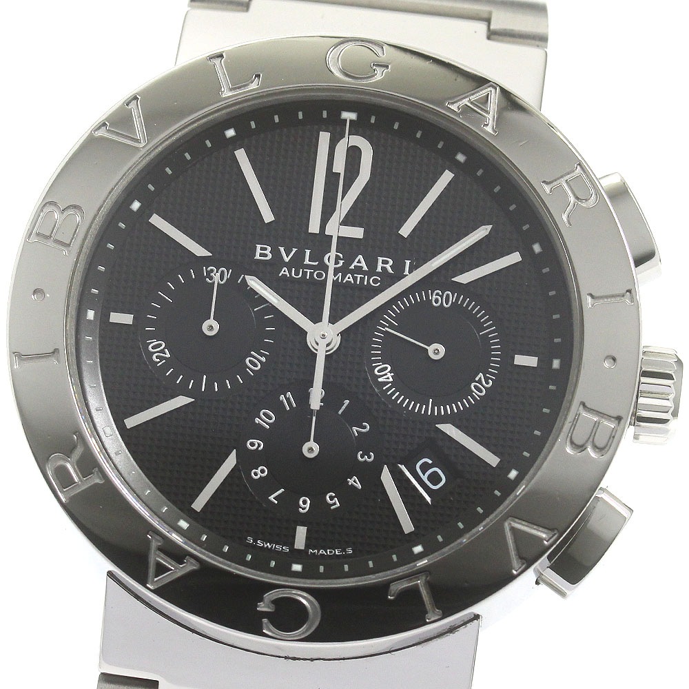ブルガリ BVLGARI BB42SSCH ブルガリブルガリ クロノグラフ 自動巻き メンズ _861361【中古】