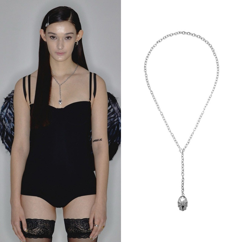 Fairy Ribbon Shadow layered ネックレス 韓国のファッション