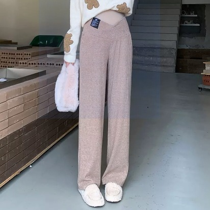 マタニティウエア ボトムス ズボン ワイドパンツ ロング ロング丈 ワイド 伸縮性 かわいい 可愛い きれいめ シンプル カジュアル おしゃれ お洒落 かっこいい レトロ 可愛い
