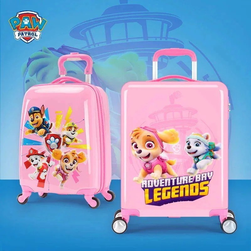 shanghaihengq[人気/新品]パウパトロール子供用スーツケース万向輪学生漫画スーツケース18インチかわいい女の子スーツケース只今底値
