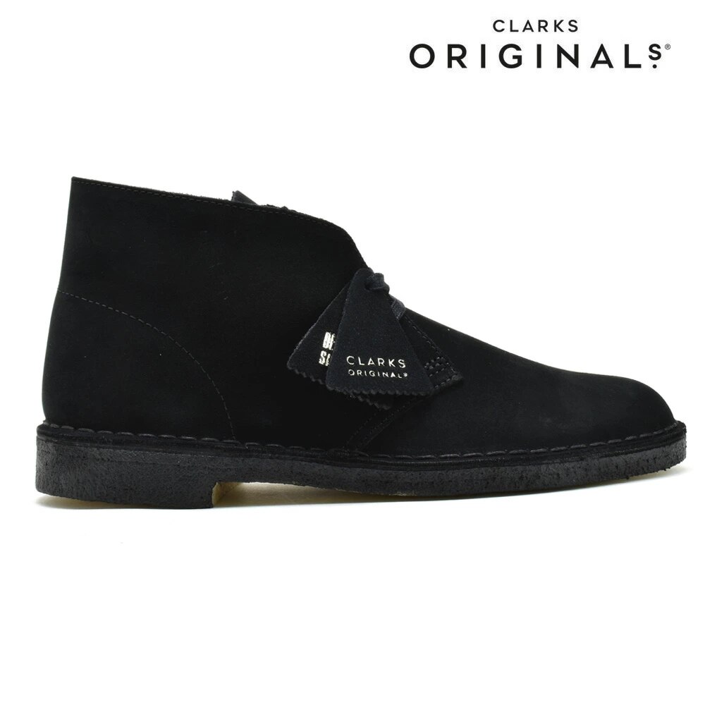 クラークス デザートブーツ メンズ スエード レザー シューズ ブラック 黒 CLARKS DESERT BOOT【送料無料】[clarks-dbblksu]