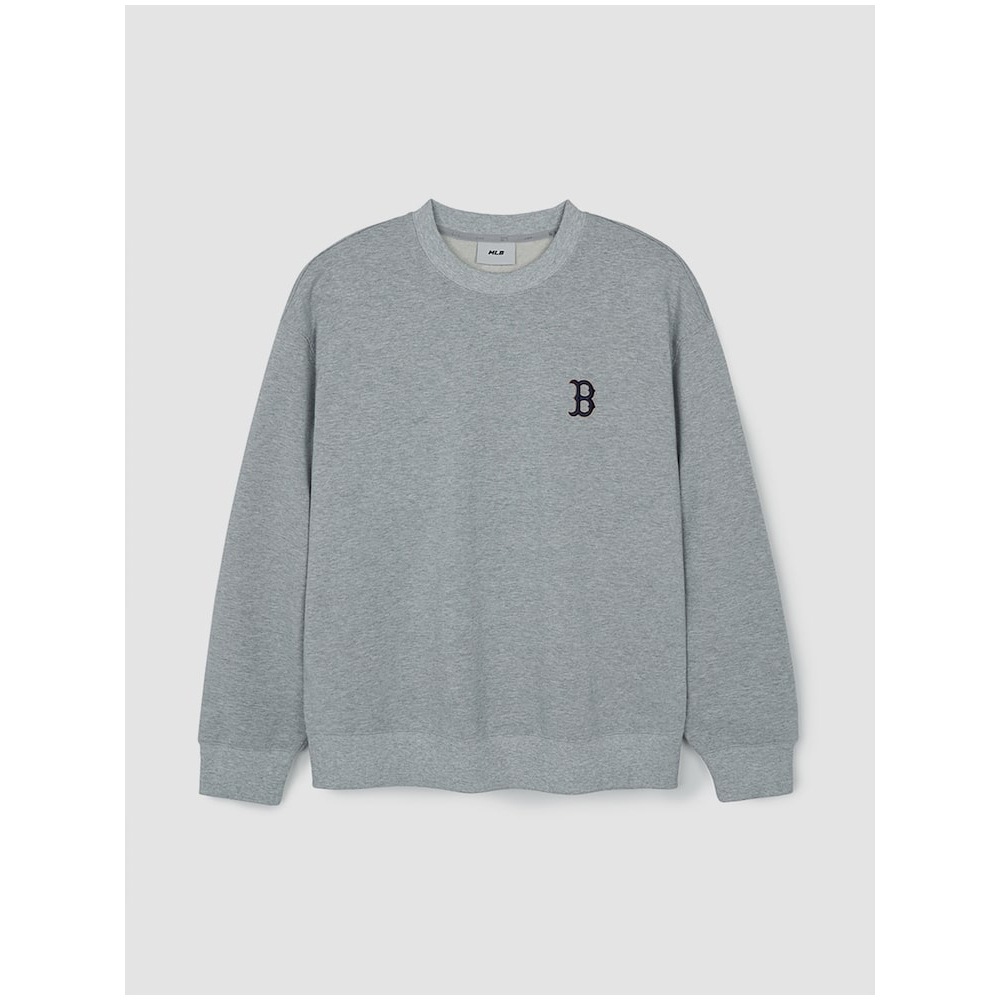 MLB クラシックモノグラムビッグラックススウェットシャツ BOS (メランジグレー) QHHC3AMTM0444-43MGS