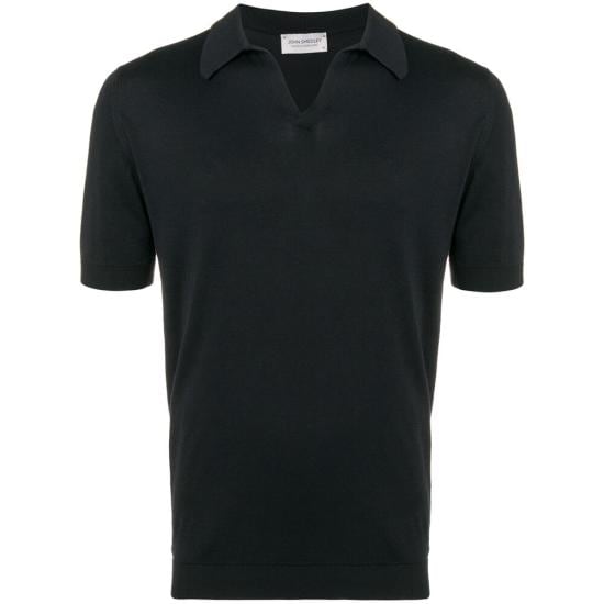 JOHN SMEDLEY Men Polo Shirts NOAH BLACK