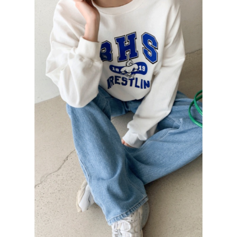 VAIDOSA/ Alphabet loose fit sweatshirt 6,132円
