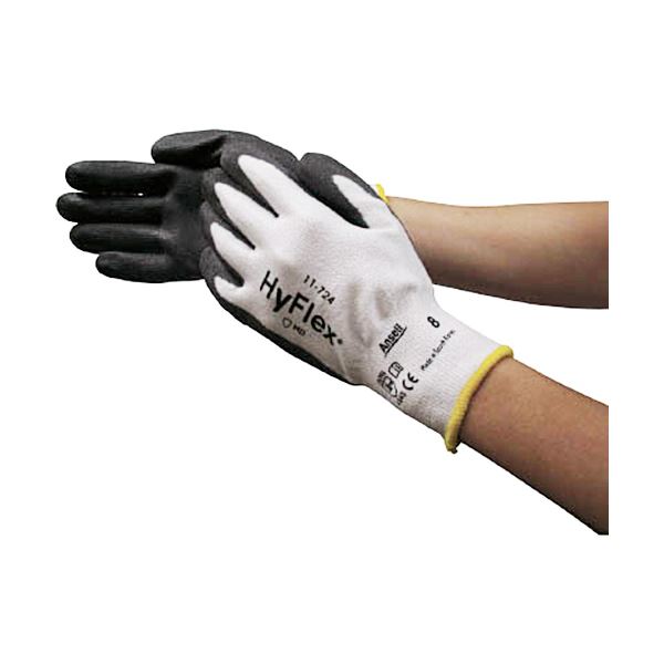 （まとめ）アンセル 耐切創手袋 ハイフレックス724 M 11-724-8 1双[x5セット]