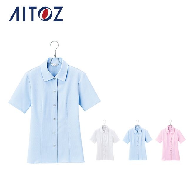 AZ-HCB2950 アイトス 半袖ブラウス 作業着 作業服 オフィス ユニフォーム メンズ レディース