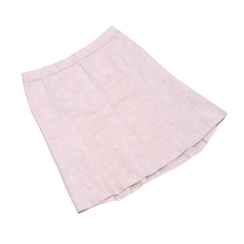 スカート ウィークエンドライン フレアー USA8サイズ ベージュ 中古