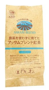 他サイト： ひしわ 農薬を使わずに育てたアッサムブレンド紅茶リーフ 100gの商品画像