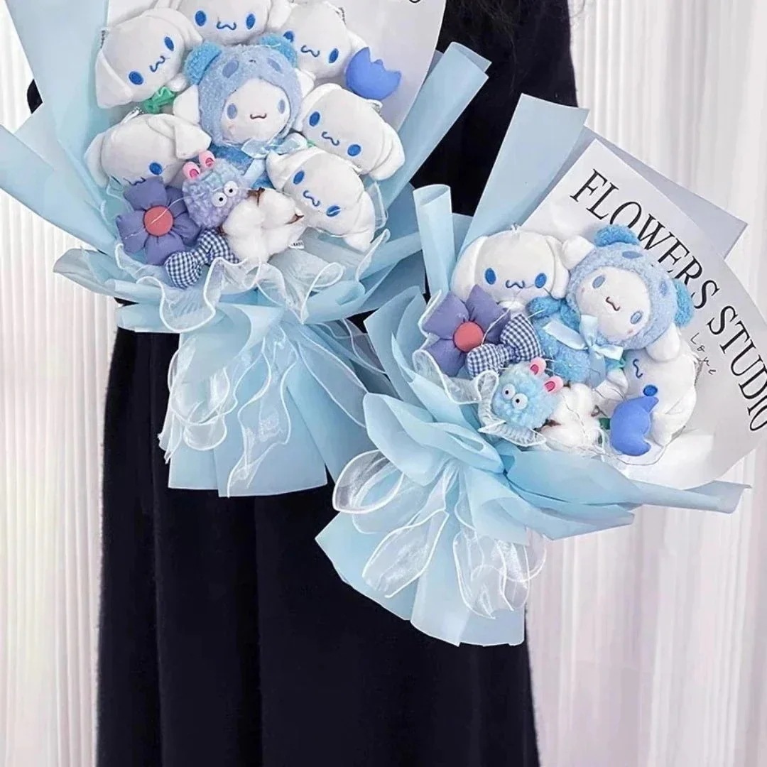 【最新モデル登場！！】 女の子への誕生日プレゼント シナモンドッグ メロディドール ブーケドール 彼女へのプレゼント アートフラワーサンリオ【3日出荷】アートフラワー感