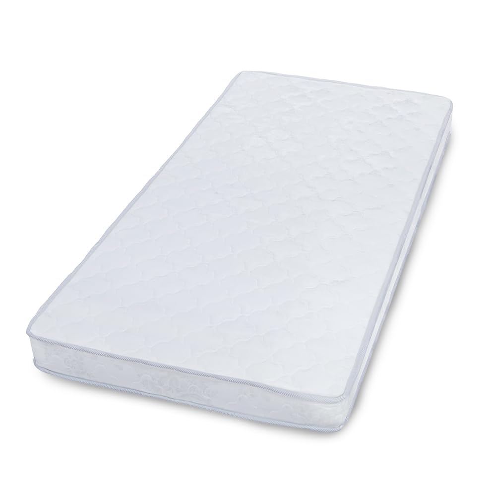 アイリスプラザ 長持ちボンネルコイルマットレス 厚さ14cm セミシングル 連結コイル288個 ボンネルコイル使用 硬めの寝心地がお好みの方に 体の負担を軽減 らくらく設置 圧縮梱包でお届け ホワイト