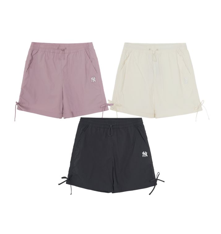 Gorpcore Glossy Shirring Shorts (3FSMB0363-43CRS, 3FSMB0363-50LDL, 3FSMB0363-50CGD)