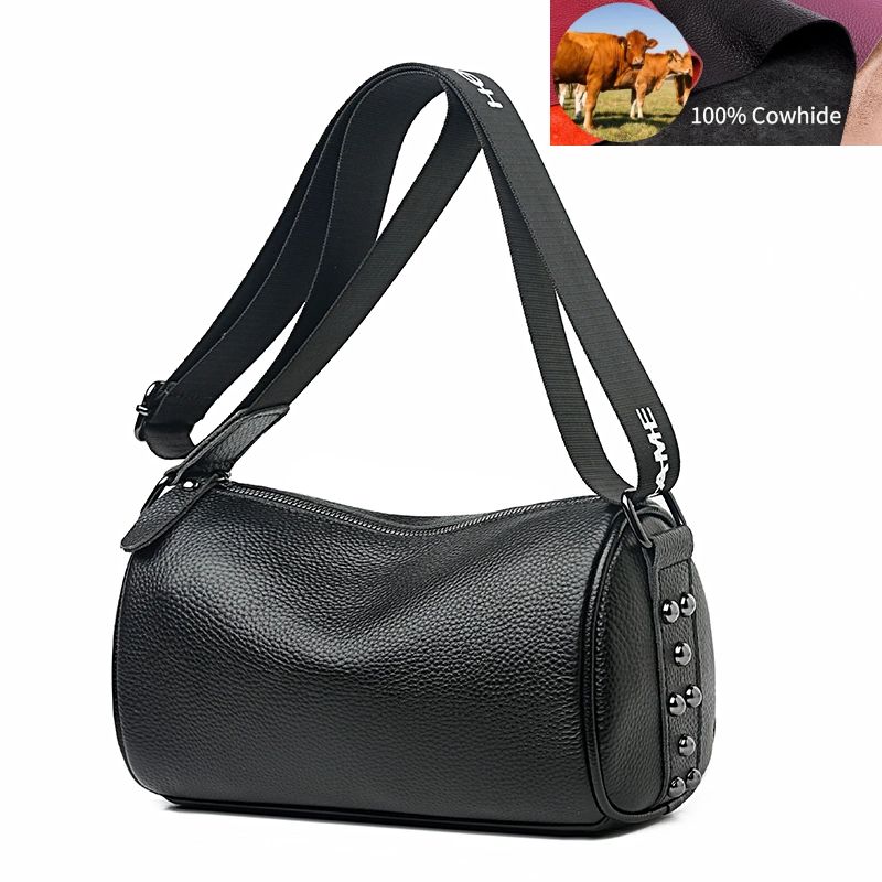 女性のための本革のショルダーバッグ,柔らかくて豪華なデザイナーバッグ,牛革,高品質