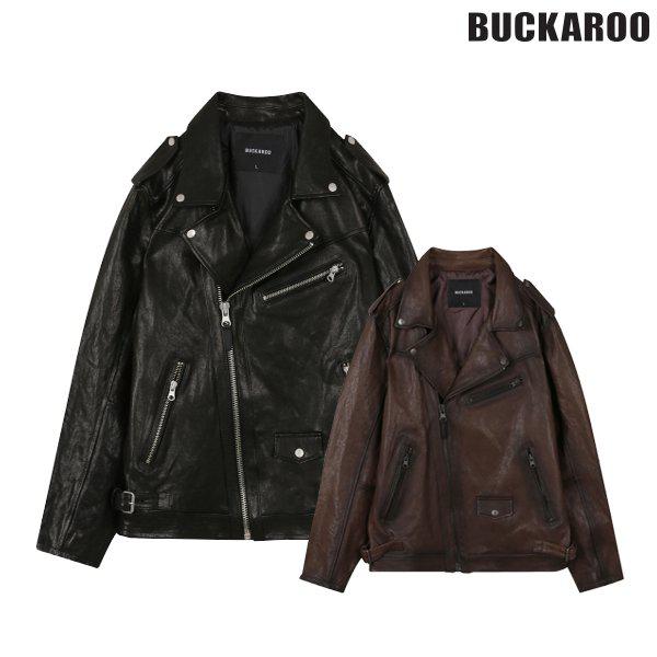 [驪州店] 男性ラムスキンライダージャケット(B245LR310P)