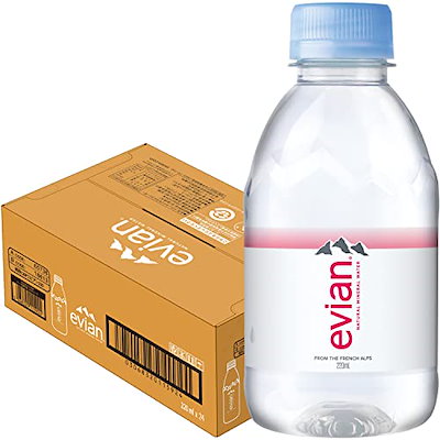 他サイト： Evian(エビアン) 伊藤園 evian 硬水 ミネラルウォーター ペットボトル 220ml×24本 [正規輸入品]の商品画像