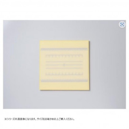 山県化学(ヤマケン) 積層目盛入りまな板 （正方形） L イエロー