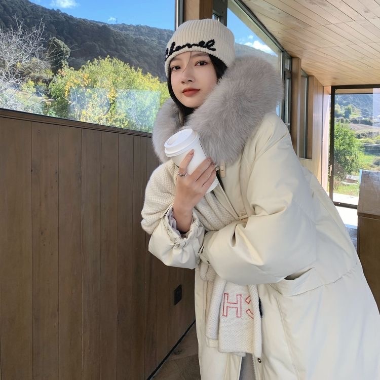 ミドル ダウンジャケット 女性 ゆったりとした ファッション 秋冬 暖かくして 快適 防寒防風 前開き 痩せて見える 前開き 軽量 厚手 気品ファッション 綿ジャケットを厚く