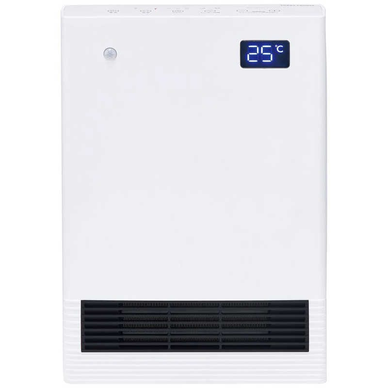 ユアサ　分解して洗えるセラミックファンヒーター 1200W 人感センサー付き ホワイト　YA-S1228SGM-W