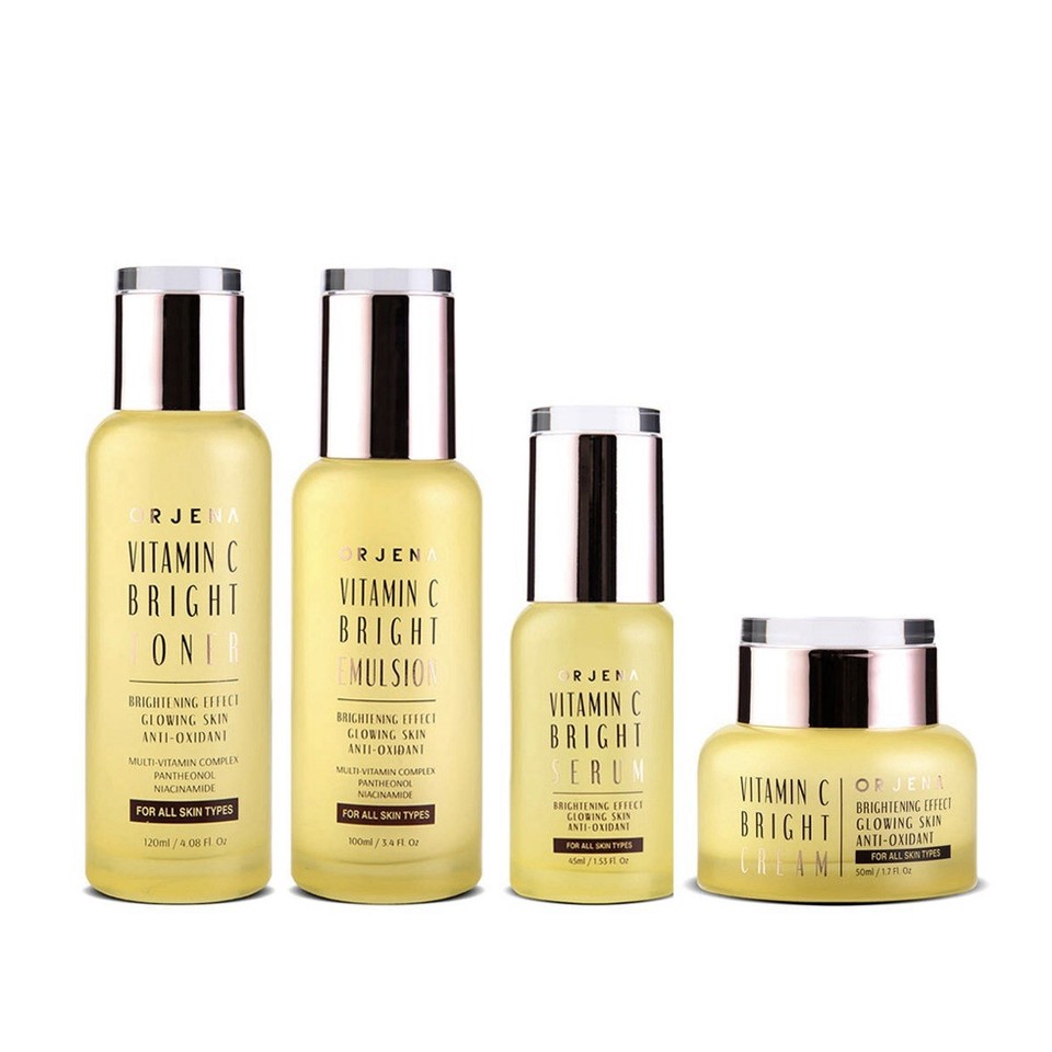 ビタミンC ブライトスキンケアセット トナー120ml 乳液100ml 美容液45ml クリーム50ml