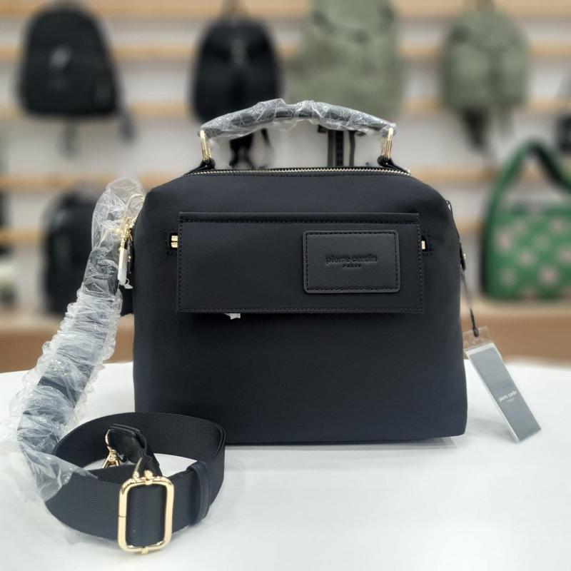 ジッパーポケットが可愛い生地クロスバッグ(24ㆍ5ㅡ18ㅡ13)GN