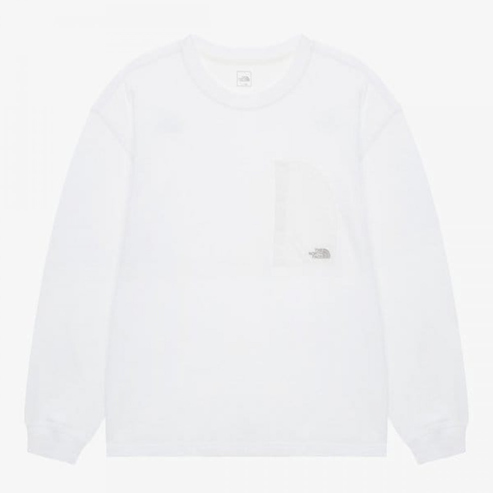 [ノースフェイス公式] NT7TR04B メンズスナッパーロングスリーブ Tシャツ_ホワイト 5,258円